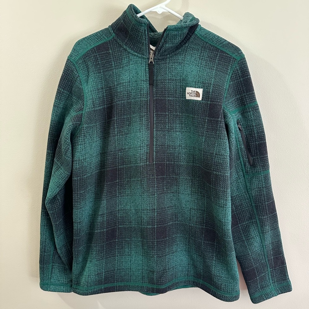 The North Face Men’s Gordon Lyons 1/4 Zip Plaid Pullover